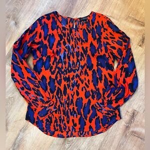 The Limited - Red Leopard Top